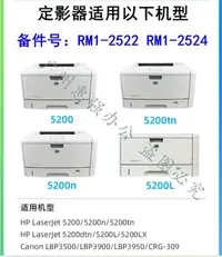 在飛比找露天拍賣優惠-惠普5200定影組件 HP5200加熱組件 HP5025 5