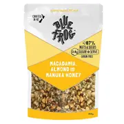 Organic Blue Frog Macadamia, Almond, and Manuka Honey 350g - Fresh, healthy organic delivery | Doorstep Organics