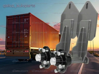 2pcs 5 Lug Shipping Container Wheels With Hub 5x4.75 For 20ft & 40ft container