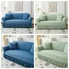 1 2 3 4 Seater Sofa Cover High Stretch Lounge Slipcovers Protector Solid Colour