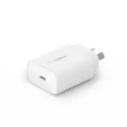 Belkin BOOSTUP 25W PPS Wall Charger with USB-C PD - White
