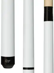 Rage Heavy Hitter 25 oz White Jump/Break Pool Cue - Billiards Stick High Impact