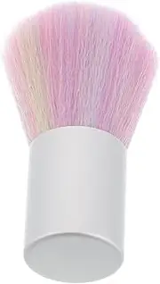 Vaguelly Manicure Brush Dust Brush Nail Dust Brush Fingernail Brush Nail Salon Brush Nail Art Clean up Brush Nail Cleaning Brush Nail Duster Jar Hold Brush Nail Dip Brush Artificial Fiber