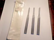 3 NEW Pneumatic Air Files Flat Bastard Flat