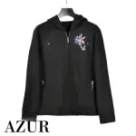 【AZUR】彩虹椰子小繡花連帽外套