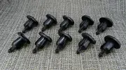 10x MAZDA PUSH FIT BUMPER GRILLE & ENGINE UNDERTRAY FASTENER PANEL CLIPS
