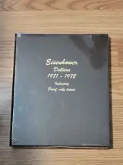 Dansco Coin Album Book 8176 Eisenhower "IKE" Dollars $1 Coins NEW Sealed W/Proof