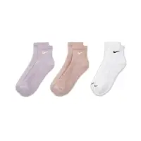 在飛比找momo購物網優惠-【NIKE 耐吉】Nike 襪子 Everyday 粉 紫 