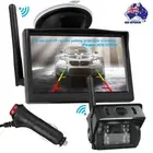 Wireless 5" Monitor Windows Suction + CCD Reversing Camera + Cigarette Lighter