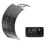 VoltX 100W Solar Panel Flexible + 20A Solar Charge Controller PWM