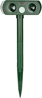 YaSao WH-510 Solar-Powered Animals Repeller -Wave Dog Cat Repellent for Outdoor Lawn Garden Yard Farm Use