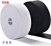 Sewing Elastic knit 1", 1.5", 2", 2.5" inch Wide 300 yard high quality USA