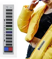 Down Coat Temperature Gauge | Fish Tank Temperature Test Strips,Reusable Strip with Liquid Crystal Display, Aquarium Temperature Gear for Winter