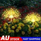 2x 120 LED Solar Fireworks Lights Fairy String Starburst Xmas Garden Outdoor New
