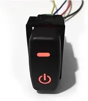 Car LED Front Fog Light Switch DRL Power Music Lamp Control Button Fit for Mitsubishi Pajero V73 Lancer Outlander ASX L200 Triton(Power Light)