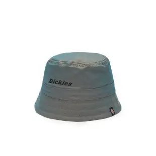 【Dickies】男女款沙色品牌Logo印花可調節漁夫帽｜DK011645CH1