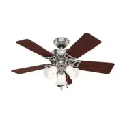 Hunter 42" Southern Breeze Ceiling Fan with 3 LED Lights Traditional Pull Chain