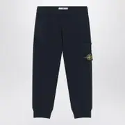 [Stone Island] Navy blue cotton jogging pants 6 Y Blue