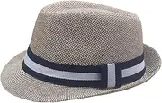 [HAMKVBPR] Men's Jazz Hat Retro Jazz Hat Summer Outdoor Sunscreen Hat Mens Panama Hat