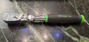 Snap-on Tools NEW 3/8" Drive GREEN Soft Grip Locking Flex Head Ratchet FHX80BG