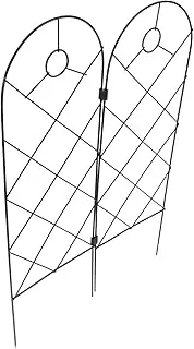 CIMAXIC 2pcs Iron Plant Trellis Support for Climbing Vines Durable Gardening Frame for Indoor and Outdoor Use Sturdy Plant Support Stake for Healthy Growth