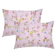 Bedding Pillow Cases Standard Queen Size Set of 2, 100% Cotton Soft Pillowcas...