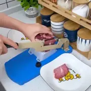 Manual Meat Slicer Cutter Frozen Beef Pork Roll Stainless Steel Kitchen Knife S