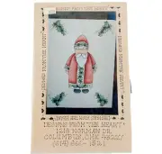 Christmas Kris Kringle Pattern Instructions Deckling Emboss Paper Craft Designs