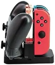 Althemax 3 in 1 Charging Charger Charge Dock Docking Stand with LED Indicator for Nintendo Switch Joy-Con Controller Pro
