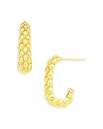 Argento Vivo Bubble J Hoop Earrings