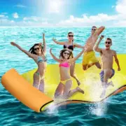 Lightweight Floating Mat Built In Mesh Interlayer For Water Park Outdoor Pool