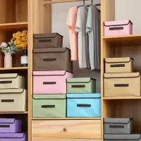 在飛比找momo購物網優惠-【COLOR ME】日式摺疊收納箱(大款 收納箱 摺疊收納箱