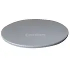 Elastic Edged Polyester Table Cloth Protector Round Tablecover 48inch Dia