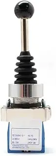 MGTCAR FLC-PA12CR 2 Position 22mm Cross Rocker Switch Joystick Controllers self-Locking