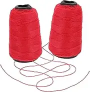 SEWACC 2 Rolls Durable Twisted Nylon String Line of Versatile Construction String for Masonry Engineering and Gardening Weather Resistant for Indoor and Outdoor Use