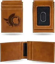 Rico Industries NHL Laser Engraved Front Pocket Wallet Laser Engraved Front Pocket Wallet - Compact/Comfortable/Slim