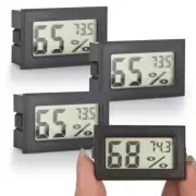 Mini Digital Thermometer Hygrometer, 4 Pack Room Thermometer Indoor Humidity
