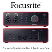 Focusrite Scarlett 4i4 4th Gen USB XLR 1/4" Combo Audio Interface New+Warranty