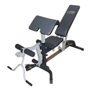 FID Flat Incline Decline Bench Press w/ Leg Extension