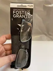 New In Pack Mens Foster Grant 1.25 Reading Glasses