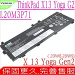 LENOVO L20M3P71 電池 聯想 X13 YOGA G2,GEN2 20W8 20W9,L20C3P71,L20D3P71