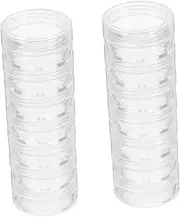 GANAZONO 2Pcs Large Capacity Weekly Pill Organizer Portable Medicine Dispenser with Day Compartments for Home Travel Office and Picnics Hygienic Storage Case