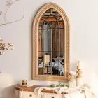 Arch Mirror Arched Window Timber Wall Mirrors French Provincial Home Decor 118cm