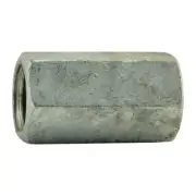 5/8" to 1/2" x 1-1/2" Hot Dip Galvanized Steel Coupling Nuts (25 pcs.)