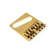 KD By AxLabs Tele®-style 6-Saddle Bridge - String-Through-Body Or Top - Gold
