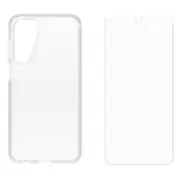 OtterBox React Case with Otter Glass Samsung Galaxy A16 5G (6.7') - Clear (78-81479),DROP+ Military Standard Case,Wireless Charging, 7 Years Warranty