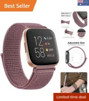 Nylon Bands for Fitbit Versa 2 Bands, Fitbit Versa Band,Fitbit Versa Lite/SE ...