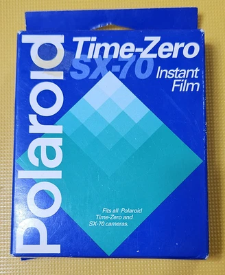 POLAROID TIME-ZERO SX-70 INSTANT FILM 10 SHOTS NEW UNOPENED (Expired)