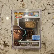 Funko Exclusive Pop Plus One Piece Monkey D Luffy 1900 Statue Bronze IN HAND