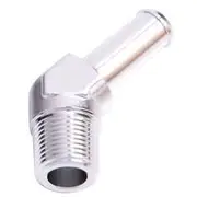 Aeroflow Male NPT to Barb 45° Adapter 1/8" to 1/4", AF845-04S